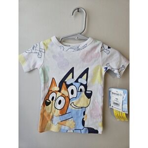 Bluey & Bingo Toddler Pajama Top – 18M, 100% Cotton, Snug Fit, Made in Cambodia